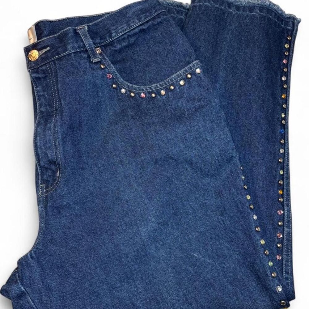 VTG 90s Capistrano Dark Wash Jeans Size 16 Grunge Indie Aesthetic Cotton Denim